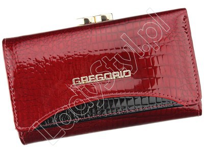 Portfel Gregorio GP-108 - Kolor czerwony