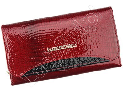 Portfel Gregorio GP-110 - Kolor czerwony