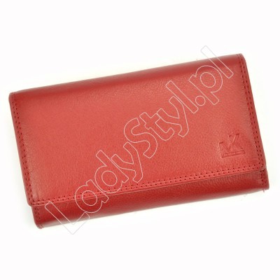 Portfel Money Kepper 12137 RFID - Kolor czerwony