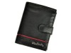 Portfel Pierre Cardin SAHARA TILAK15 326A RFID - Kolor czarny + czerwony